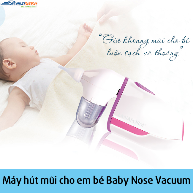Máy hút mũi cho em bé Lanaform Baby Nose Vacuum